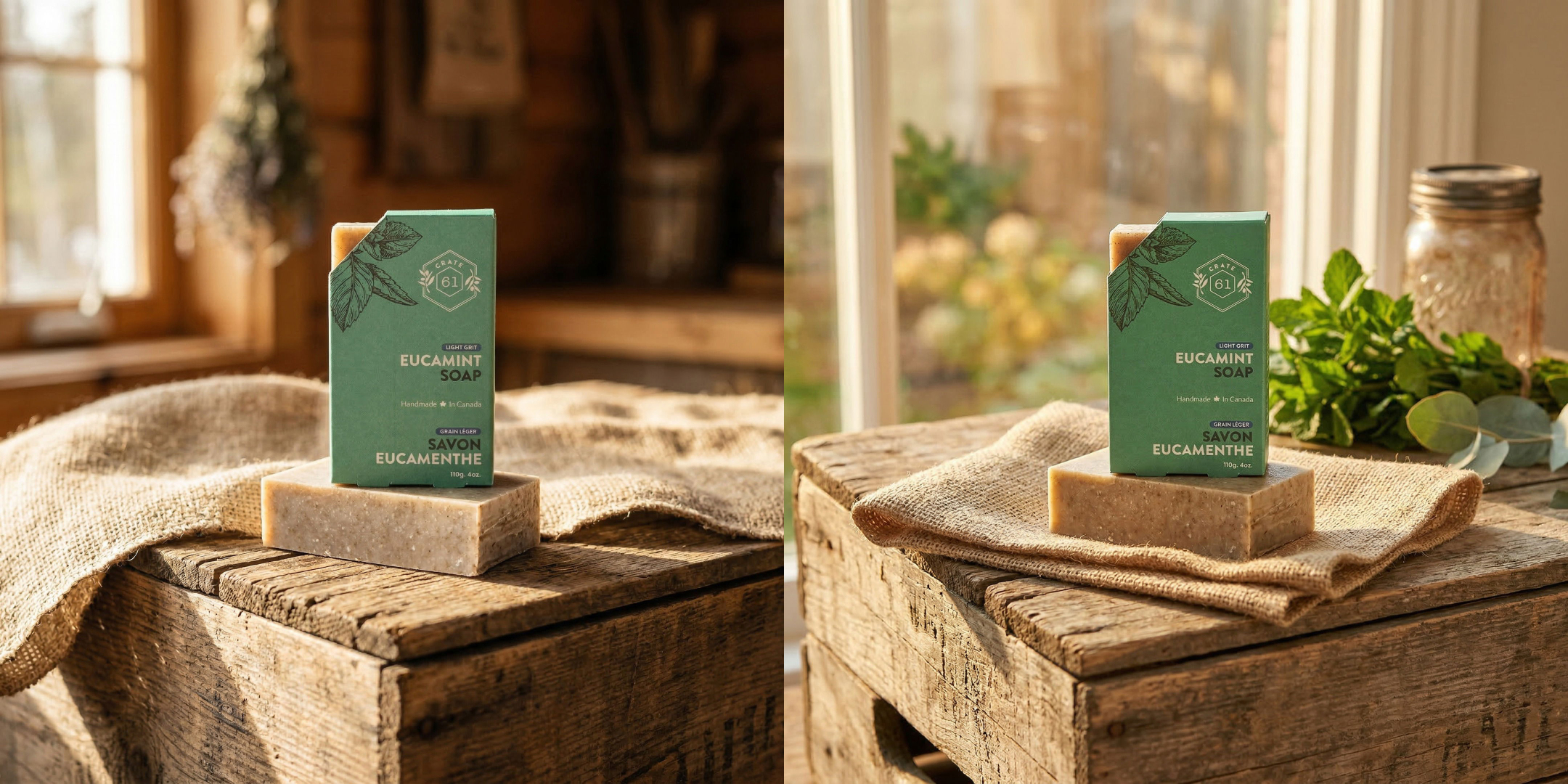 Rustic styled product photo